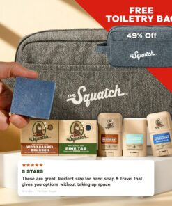 Dr. Squatch Soap Carry On Duo and a FREE Toiletry Bag