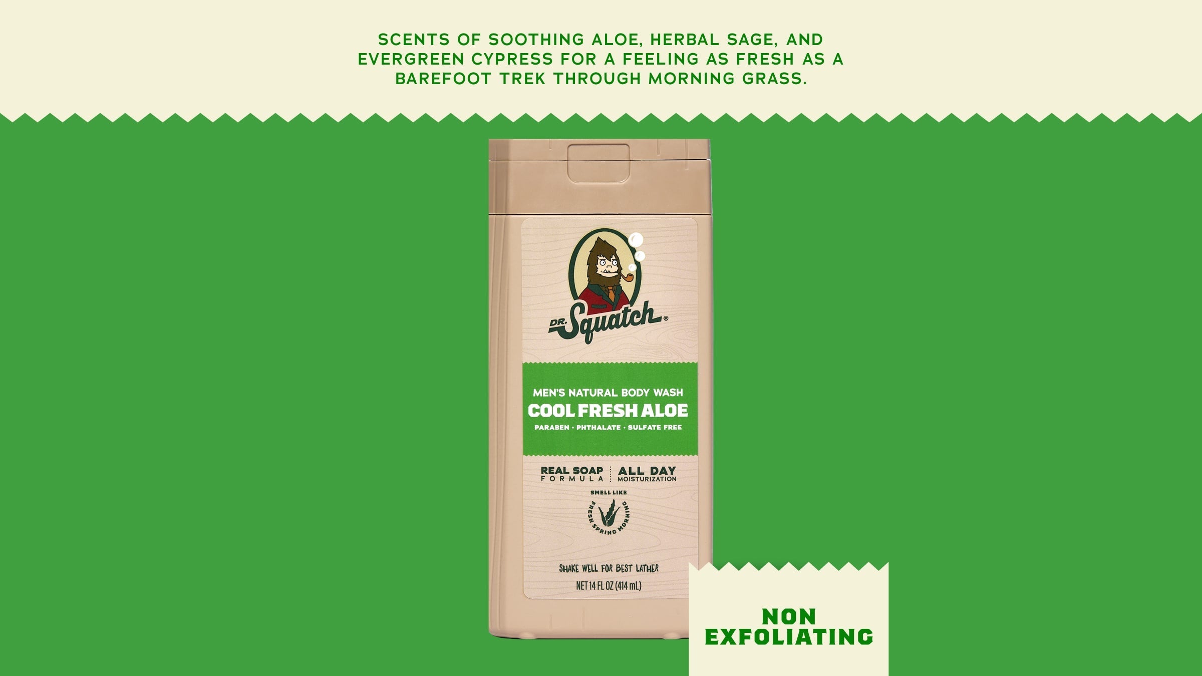 Dr. Squatch Soap 14 oz Cool Fresh Aloe Body Wash - Image 5
