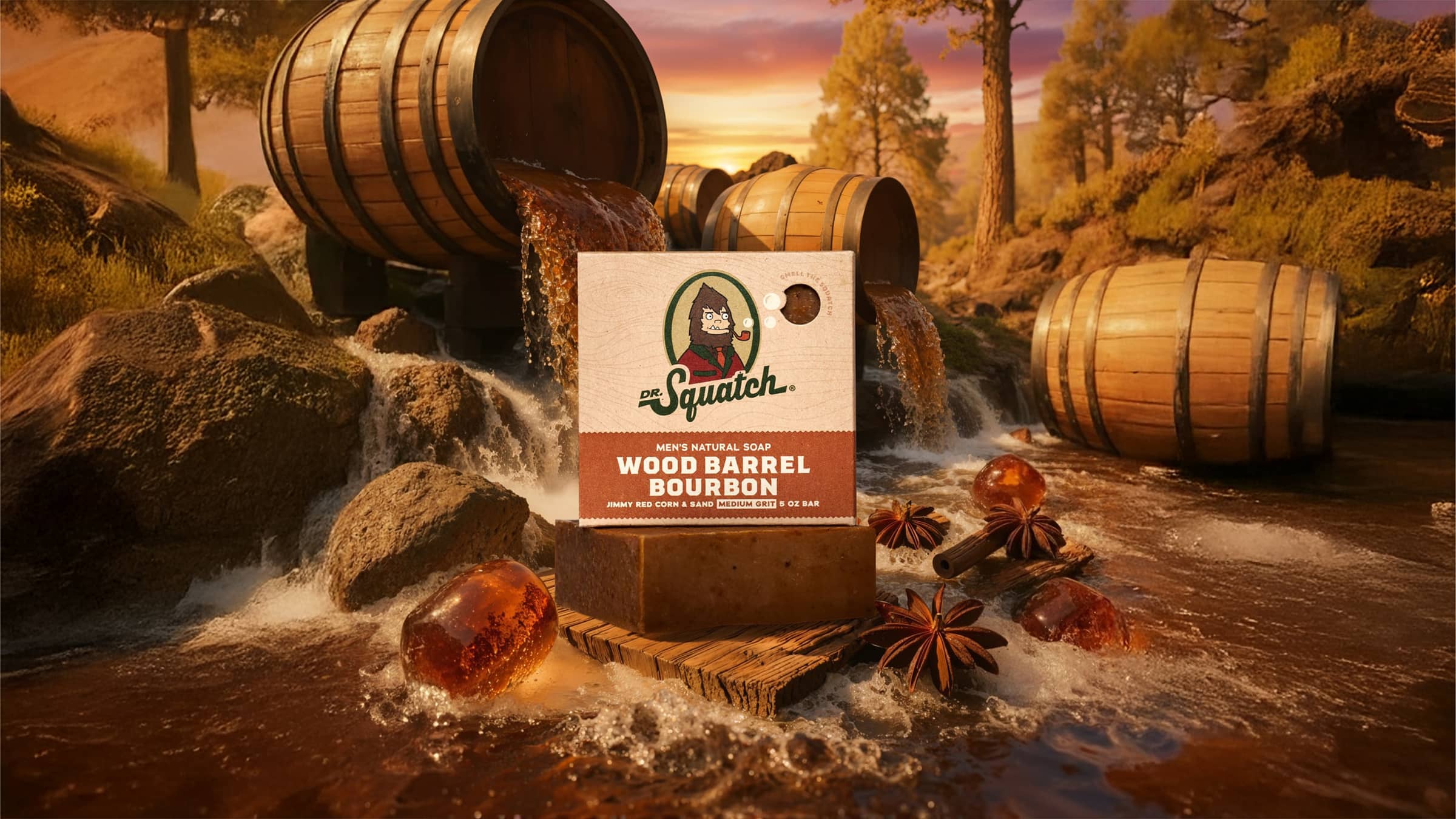 Dr. Squatch Soap Wood Barrel Bourbon - Image 6
